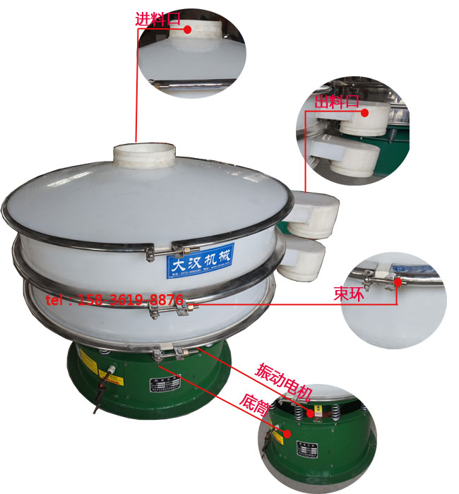 1000型防腐塑料旋振篩細節(jié)圖 1000型防腐塑料旋振篩細節(jié)圖